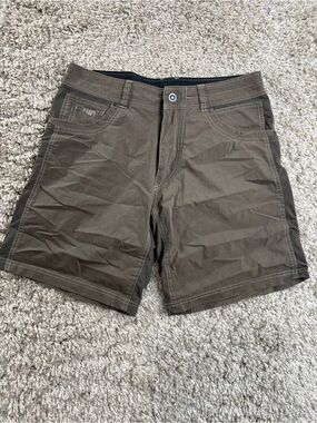 Kuhl Men's Olive/Tan Cargo Shorts